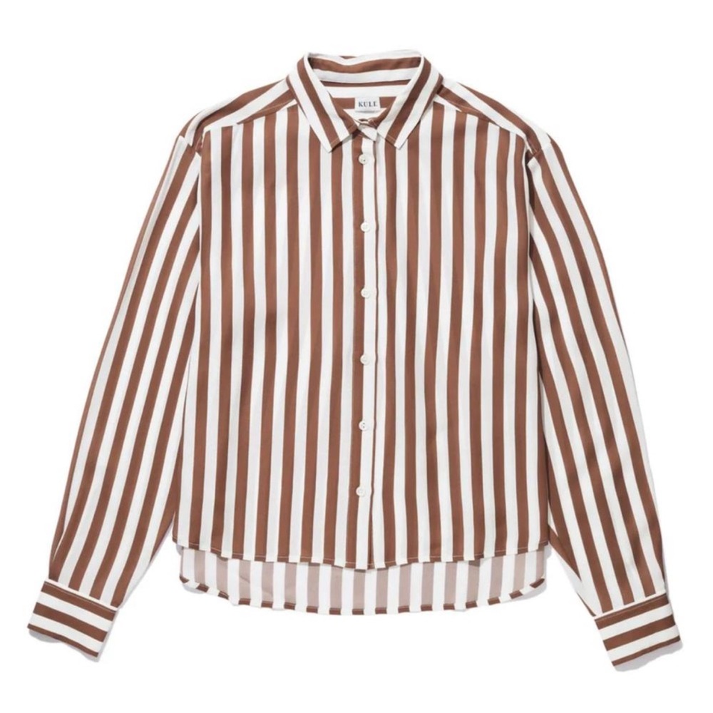 Kule Silk Jada Button Down Top - image 2